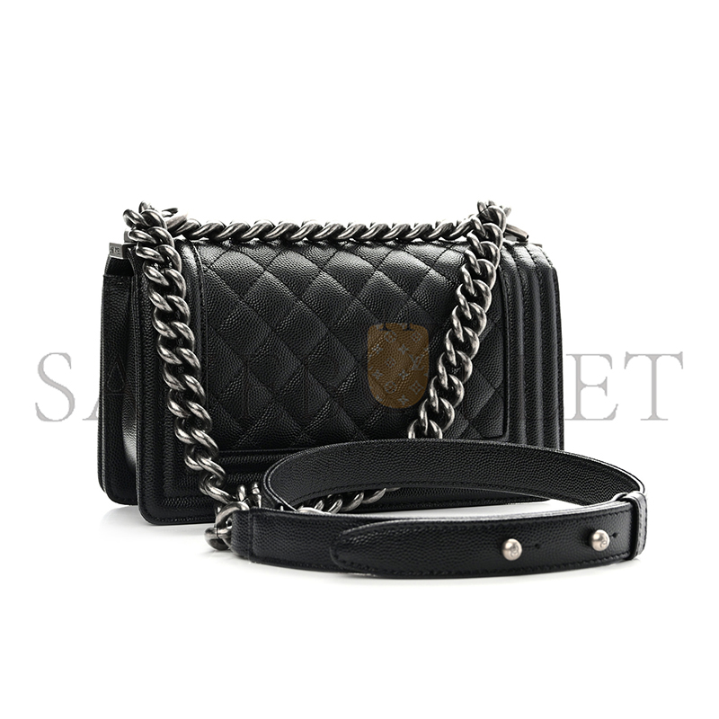 Ch*el master caviar small quilted boy flap black a67085 y83338 94305 (20*12*8cm)